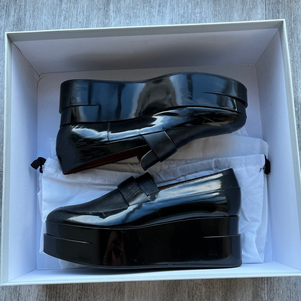 Clergerie platform oxfords size 7